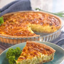 Quiche aux poireaux