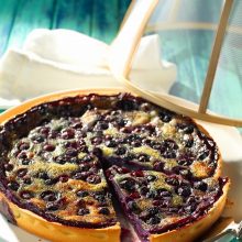 Tarte aux myrtilles alsacienne