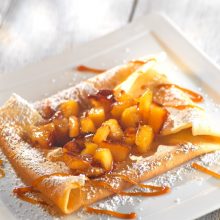 Crêpes pomme caramel