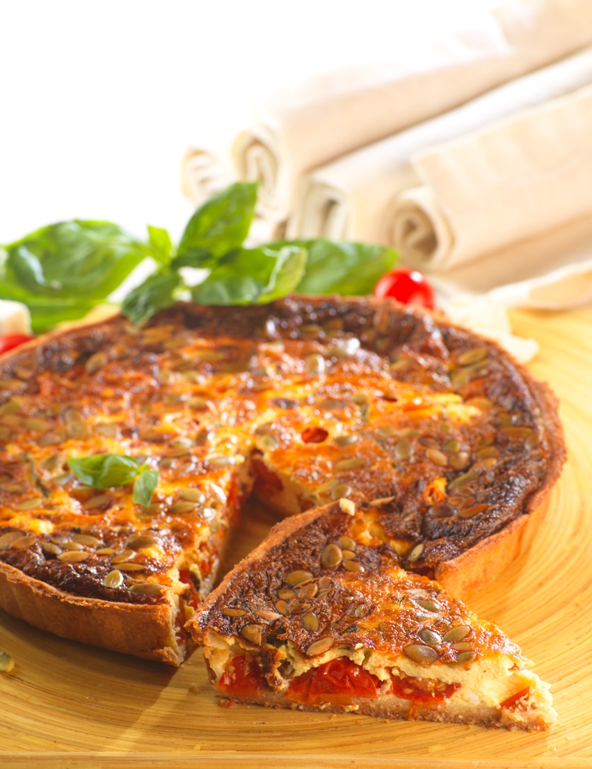 recette de quiche tomate feta mon fournil